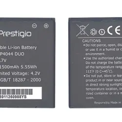 Акумуляторна батарея для смартфону Prestigio PAP4044 4044 Multiphone 3.7V Black 1500mAh 5.55Wh