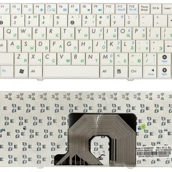 Клавіатура для ноутбука Asus EEE PC (90HA, 900SD, T91) White, RU