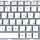 Клавіатура для ноутбука HP Pavilion (G6-2000) White, (No Frame) RU 2
