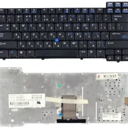 Клавіатура для ноутбука HP Compaq NC6320, NX6310, NX6315, NX6325, NC6310 с указателем (Point Stick), Black, RU