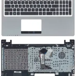 Клавиатура для ноутбука Asus (K56) Black, (Silver TopCase), RU