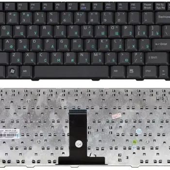 Клавіатура для ноутбука Asus (F80, F81, X88, X82, X85) Black, RU