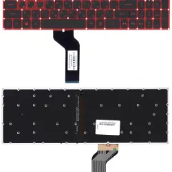 Клавіатура для ноутбука Acer Nitro 5 AN515-51 с подсветкой (Light), Black, RU