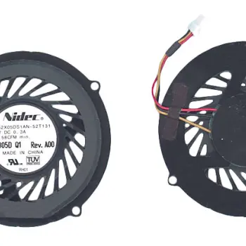 Вентилятор для ноутбука Dell Studio 14Z, 14ZN, 1440, 1440N, 1440Z, 5V 0.3A 3-pin Nidec