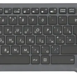 Клавіатура для ноутбука Asus (G75V, G75W) с подсветкой (Light), Black, (Gray Frame) RU (вертикальный ентер)