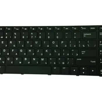 Клавиатура для ноутбука HP ProBook (450 G3, 455 G3, 470 G3, 450 G4, 455 G4, 470 G4) с подсветкой (Light), Black, (Black Frame), RU