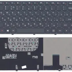 Клавиатура для ноутбука Lenovo Ideapad (Yoga 13) Black, (Black Frame) RU