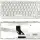 Клавиатура Toshiba Mini (NB200, NB300, NB305) Silver, (Silver Frame) RU (вертикальный энтер) 1