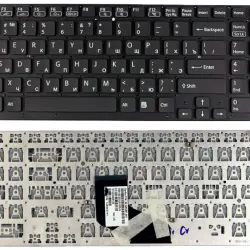 Клавіатура для ноутбука Sony Vaio (VPC-F219FC, VPC-F22, VPC-F23) Black, (No Frame) RU