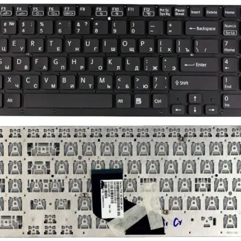 Клавіатура для ноутбука Sony Vaio (VPC-F219FC, VPC-F22, VPC-F23) Black, (No Frame) RU