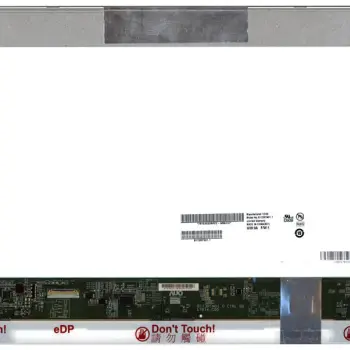 Матриця для ноутбука 17,3", Normal (стандарт), 40 pin (знизу зліва), 1600x900, Светодиодная (LED), без крепления, матовая, AU Optronics (AUO), B173RTN01.1