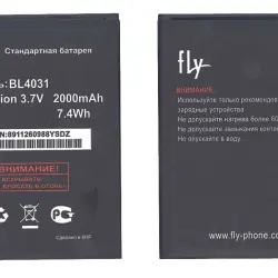 Акумуляторна батарея для Fly BL4031 IQ4403 Energie 3 3.7V Black 2000mAh 7.4Wh