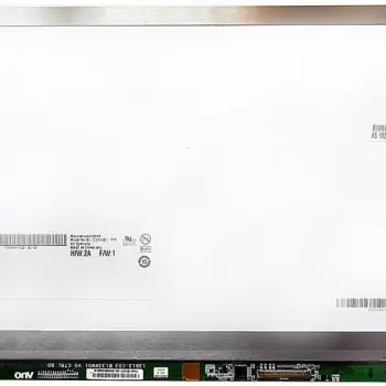 13,3", Slim (тонкая), 40 pin (знизу справа), 1366х768, Светодиодная (LED), крепления слева\справа, глянцевая, AU Optronics (AUO), B133XW01 v.1