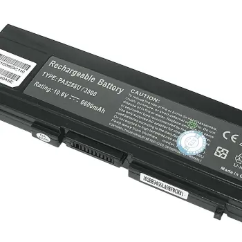 Акумуляторна батарея для ноутбука Toshiba PA3288U Satellite 5200 10.8V Black 6600mAh OEM