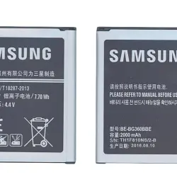 Акумуляторна батарея для смартфону Samsung EB-BG358BBE Galaxy Core Prime SM-G360F/SM-G360H/DS 3.85V Black 2000mAh 7.7Wh