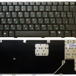 Клавиатура для ноутбука Asus (W3, W3J, A8, F8, N80) Black, RU (вертикальный энтер)