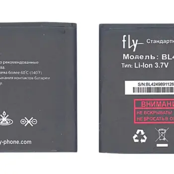 Акумуляторна батарея для смартфону Fly BL4249 E157 3.7V Black 950mAh 3.2Wh