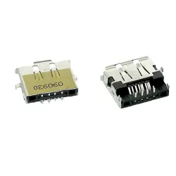 Роз'єм для ноутбука USB №64. Роз'єм USB Type A , нанесена маркировка 090930