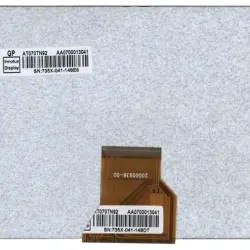 Матриця для планшета 7", Normal (стандарт), 50 pin (снизу по центру), короткий шлейф, 800x480, Светодиодная (LED), без креплений, матовая, Innolux, AT070TN92 ST