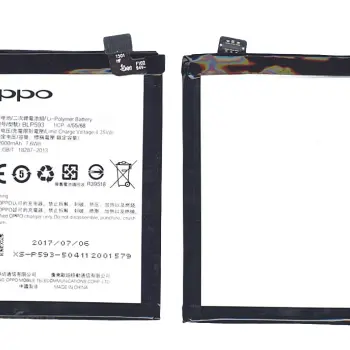 Акумуляторна батарея для смартфону Oppo BLP593 A31 3.8V Black 2000mAh 7.6Wh