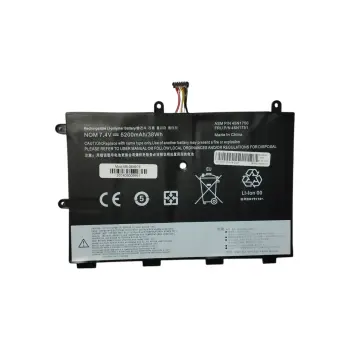 Акумуляторна батарея для ноутбука Lenovo 45N1750 ThinkPad Yoga 11e 7.4V Black 5200mAh OEM