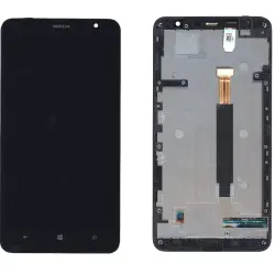 Матриця с тачскріном (модуль) для Nokia Lumia 1320 (с рамкой) чорний