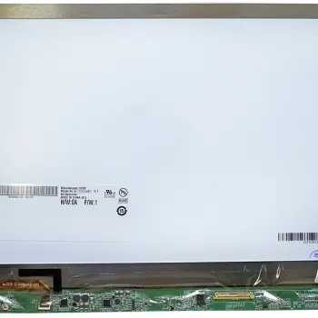 Матриця для ноутбука 13,3", Slim (тонкая), 40 pin (знизу справа), 1366х768, Светодиодная (LED), крепления слева\справа (1о), глянцевая, AU Optronics (AUO), B133XW01 V.7