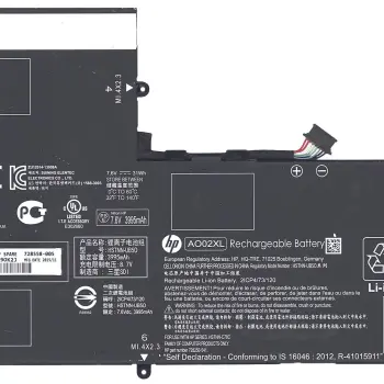 Акумуляторна батарея для планшета HP AO02XL ElitePad 1000 7.6V Black 3995mAh Orig