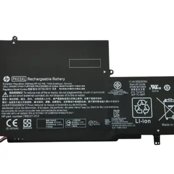 Аккумуляторная батарея для ноутбука HP PK03XL Spectre Pro x360 11.4V Black 4810mAh Orig