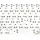 Клавиатура для ноутбука Asus (W3, W3J, A8, F8, N80) White, RU 3